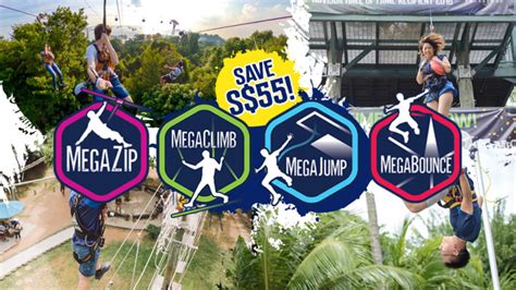 sentosa mega climb|Sentosa MegaZip Climb and Jump Singapore.